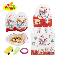 Œuf de Noël surprise certifié Halal, biscuit à tremper dans la sauce chocolatée avec jouet à l'intérieur, boîte de présentation 24 pièces, vente en gros