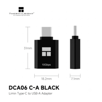 Adaptateur de type C Thermalright DCA06 USB 3.0 mâle à USB 2.0 10Gbps Support Adaptateur de convertisseur USB C à charge rapide