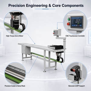 JUNDE Heavy Duty High Precision 3000mm CNC Positioning Frame <b>for</b> Panel Furniture Cutting Machining - Product Image 3