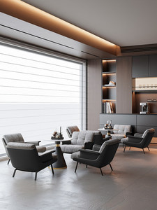 Combinaison table et chaises de négociation professionnelle en PU, amovible, lavable, personnalisable pour bureau, hôtel, hall, <span class=keywords><strong>club</strong></span>, réception VIP - Product Image 4