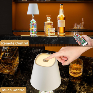 Wireless Rechargeable Wine Bottle Lamp,RGB <b>String</b> <b>Lights</b> Touch Table Lamp with Remote & Timer,Dimmable Cordless <b>Light</b> for Party - Product Image 3