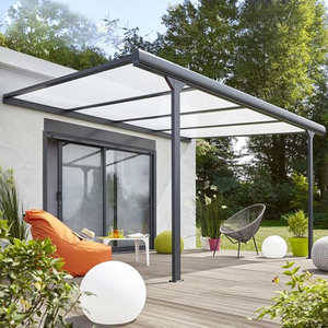 Toldo de aluminio a prueba de viento <span class=keywords><strong>para</strong></span> terraza, cubierta <span class=keywords><strong>para</strong></span> Patio, toldo <span class=keywords><strong>para</strong></span> lluvia con techo de <span class=keywords><strong>policarbonato</strong></span> - Product Image 3