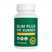 Cápsulas Slim Plus Quemagrasas, Ayuda Digestiva Natural Detox, Aumenta la Energía, Apoya el Control de Peso, 30 Cápsulas, Adultos, 2 Cápsulas