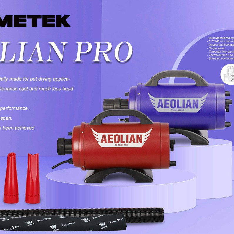 Aeolus Turbina Para Perros Secador Para Perros AEOLUS TD 901T Alta