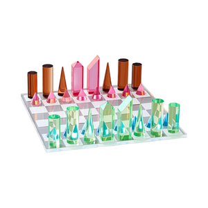 बड़े 11.8x11.8 इंच आधुनिक ऐक्रेलिक शतरंज सेट वयस्कों के लिए पर्यावरण अनुकूल टेबल गेम बोर्ड पर्यावरण अनुकूल टेबल गेम बोर्ड - Product Image 1