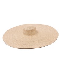 Chapeau de paille à très large bord pour femme, style européen français, pliable, protection solaire pour la plage, idéal pour les séances photo, été