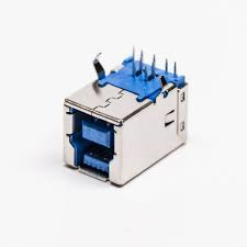 Mạnh mẽ tốc độ cao 4pin <span class=keywords><strong>USB</strong></span> 3.0 <span class=keywords><strong>B</strong></span> Loại kết nối tùy biến màu xanh đồng hợp kim đồng thau góc trái 90 độ <span class=keywords><strong>B</strong></span> nam AM/bm Cáp - Product Image 5