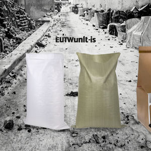 Sacos de PP Tejido Resistentes al Agua 25KG 50KG, Sacos Reciclados de Alta Resistencia con Impresión Offset para Arena, Alimentos, Harina, Arroz y Agricultura - Product Image 3