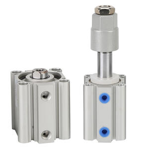 Cylindre pneumatique de type SMC, aimant fin, ACQ25-10-S, modèles à filetage externe réglable, CQ2B32, CDQ2B40-50DMZ, produit du fabricant - Product Image 3