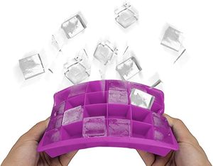 Molde de silicona para hacer bolas de hielo, 24 cavidades, reutilizable, con tapa, para whisky y cócteles, ¡en oferta! - Product Image 4