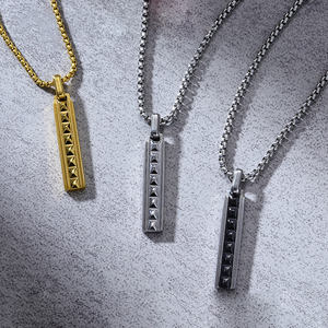 Collier Pendentif Personnalisé Hip Hop Punk <span class=keywords><strong>Viking</strong></span> Vintage en Acier Inoxydable, Bijoux de Mode pour Hommes, Fabricant en Gros - Product Image 1