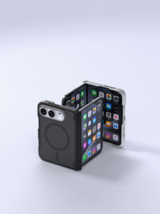 Funda Magnética Mate B513 para iPhone Duo, Venta al por Mayor, Alta Calidad, Sensación de Piel, Funda con Carga Inalámbrica para iPhone Duo - Product Image 4