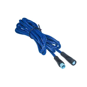Hot Koop Pvc Ip65 Mini Plug M8 2 3 4 5 6 7 Cores Snelplug Elektrische Kabel Waterdichte Connectoren