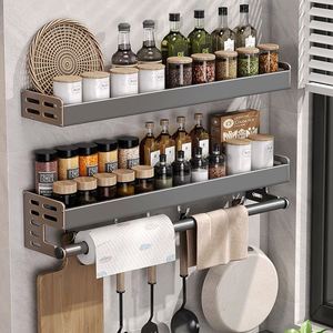 Estante de Almacenamiento para Cocina, Multifuncional, para Utensilios del Hogar, Estante para Especias, de Pared - Product Image 1
