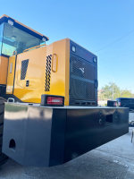 Chargeuse sur pneus compacte diesel de 1,5 tonne, 2 tonnes, 3 tonnes, 5 tonnes, mini-chargeuse frontale avec cabine climatisée pour la construction et l'agriculture