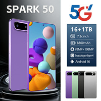 Téléphone mobile Spark 50 5G, navigation GPS précise, double emplacement pour carte SIM, 16 Go + 1 To, appareil photo 108 MP pour les voyages en voiture, le travail quotidien, la photographie en extérieur