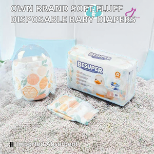 Pañales Desechables Besuper Fluff Pulp con Certificación OEKO-Z100 para Bebés - Product Image 2
