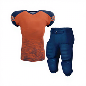 Uniforme de Fútbol Americano Profesional de Alta Calidad con Logotipo Personalizado, 100% Poliéster, Secado Rápido, Transpirable, para Hombre, Adulto, Invierno, Corto - Product Image 1