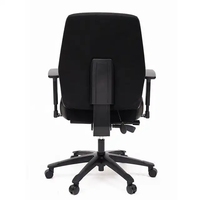 Chaise de bureau ergonomique moderne Chaise de travail de direction en tissu avec hauteur réglable Chaise d'ordinateur en maille pivotante