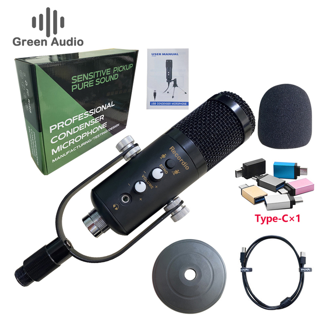 GAM-U07 Professional Usb Microphone Condenser Professional Recording Stand Microphone Pc for Computer Usb Microphone