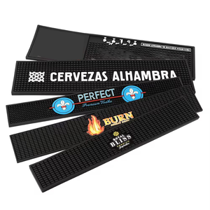 Service tout-en-un d'impression personnalisée de tapis de <span class=keywords><strong>bar</strong></span> en PVC pour la bière allemande Pabst Loch Lomond Bear Creek - Product Image 6