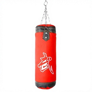 Sacs de frappe lourds pour adultes pour l'entraînement de boxe, en toile et PVC, hauteur réglable - Product Image 3