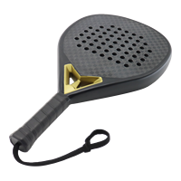 Raquettes de padel en carbone 3K de haute qualité 2026, filet en polyester OEM, longueur 46 cm, poids 360 g, épaisseur 38 mm, taille de face 26 cm, personnalisables