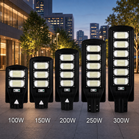Lampe solaire de sécurité étanche pour route, lumière nocturne à détecteur de mouvement avec batterie à énergie solaire pour ferme, village, cour
