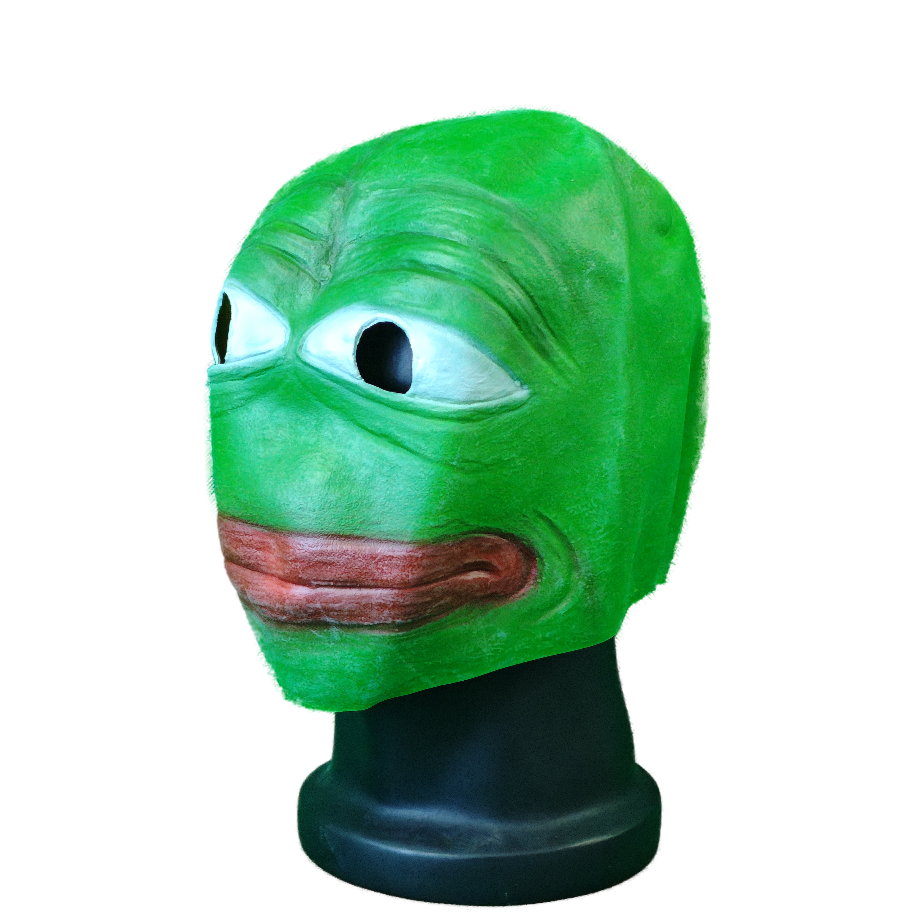 パック・フェイスマスク PEPE Realistic Sad Frog Latex Mask – Full Face Animal Costume for