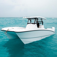 Catamarán de Carreras Pequeño de 28 pies de Fabricación Kinocean, Lancha Motora para Deportes Acuáticos en Venta