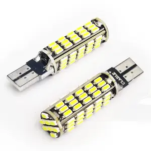 Fornecimento direto da fábrica de alta qualidade Atacado 68smd 1206 LED T10 Car W5W 194 927 161 Wedge Lâmpada para a placa de licença bu