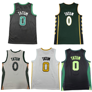 2026 Nouveau <span class=keywords><strong>Boston</strong></span> # <span class=keywords><strong>Maillot</strong></span> de basket-ball Jayson <span class=keywords><strong>Tatum</strong></span>, broderie cousue, maille respirante, équipement de performance pour les fans, vêtements de sport - Product Image 1