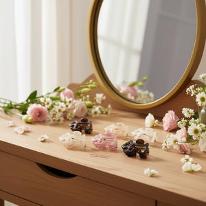 Pinzas de Pelo de Plástico con Diseño de Dibujos Animados en Colores Pastel, 6.5cm, para Uso Diario, 2 por Color, Caja de 600 Unidades - Product Image 2