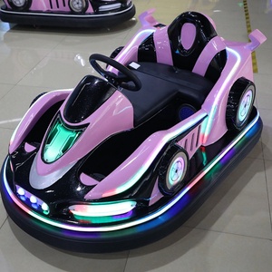 รถบั๊มพ์ไฟฟ้าสำหรับเด็ก ของเล่นรถดริฟท์ไฟ LED สำหรับสวนสนุก พร้อมรีโมทคอนโทรล วัสดุโลหะ มีขาย - Product Image 5