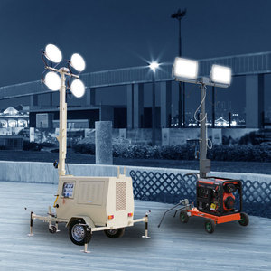 Trung quốc công nghiệp tháp ánh sáng cho ngoài trời di động Telescopic tháp ánh sáng 5M Hướng dẫn sử dụng Lift <span class=keywords><strong>LED</strong></span> sét tháp - Product Image 2
