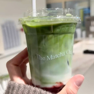 Custom Logo Beverage Plastic Packaging <strong>Cup</strong> PET Disposable Plastic <strong>Cup</strong> With Lid Cute Plastic Babo <strong>Tea</strong> Matcha Drink Coffee <strong>Cup</strong>