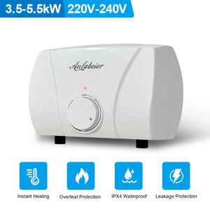เครื่องทำน้ำอุ่นไฟฟ้าแบบควบคุมด้วยมือ 220V วัสดุตัวเครื่องพลาสติก กำลังไฟ 5500 วัตต์ สำหรับห้องน้ำ จัดส่งตรงจากโรงงาน - Product Image 2
