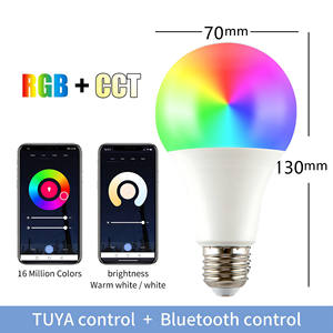 Thông minh LED ánh sáng BT tuya điều khiển rgbcw Alexa thông minh LED bóng đèn ánh sáng B22 E27 E26 10W 9W 15W Led thông minh bóng đèn Alexa đèn - Product Image 5