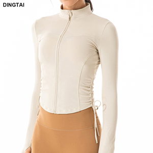 Maglia <span class=keywords><strong>a</strong></span> Maniche Lunghe da Equitazione per Donna GuangZhou DingTai Sports, Top Base Layer Femminile per Yoga - Product Image 6