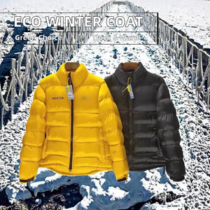 Giacca Invernale 2025 Ecologica Casual Trapuntata in Nylon, Giacca Imbottita Trendy con Colletto Alto per <span class=keywords><strong>Uomo</strong></span> - Product Image 2