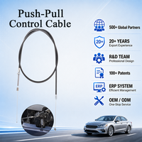 Cable de Control de Acelerador de Acero Inoxidable Ajustable IATF16949, Cable de Control del Motor, Cable de Acero Duradero
