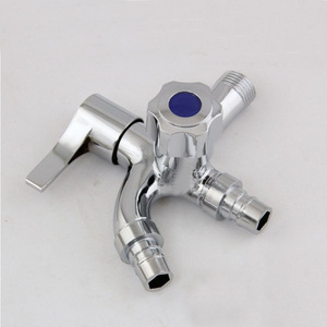 Grifo de lavadora Crane Crown de doble salida, entrada de 20 mm, operación manual para electrodomésticos de lavandería - Product Image 1