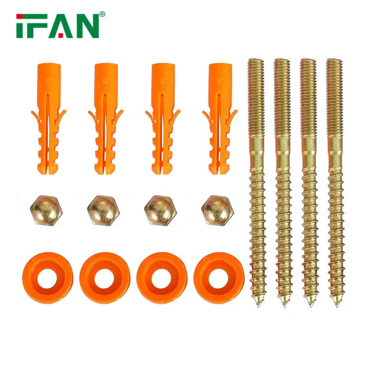 IFAN Wash Basin Screw Sets Stainless Steel Wash Basin Screw Set Sanitary Fixing Screw For Wash Basin