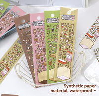 Offre spéciale packs d'autocollants personnalisés pour téléphone en papier synthétique Kawaii Stickers pour ordinateur portable pour enfants
