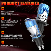 Projecteur de phare LED OEM H4 Luces Led Auto H4 Projecteur de phare LED Ampoule LED pour voiture Moto Laser Feux antibrouillard