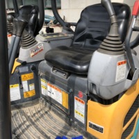 KUBOTA-MINI excavadora usada, U-17/U25S/017CR, precio bajo