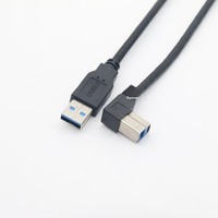 Câble d'imprimante USB 3.0 Type-A mâle vers Type-B mâle, blindé, avec gaine en PVC