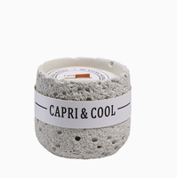 Bougie parfumée à la cire de soja, écologique, non toxique, longue durée, combustion propre, faite à la main, moderne, décorative, pour les fêtes, biologique