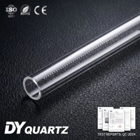 Tubo de Vidrio de Cuarzo Perforado de Alta Pureza Personalizado |   Orificios Perforados con Precisión, Transparentes, Industriales, para Laboratorio, OEM, ODM, Venta al por Mayor, Soldadura, Corte