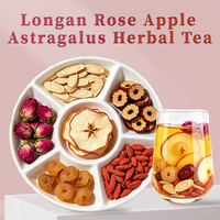 Sachets de thé aux herbes de qualité supérieure : Pomme, Astragale, Longane, Rose, Jujube, Baies de Goji |   Reconstituer le Qi, nourrir le sang, éclaircir le teint, purifiant